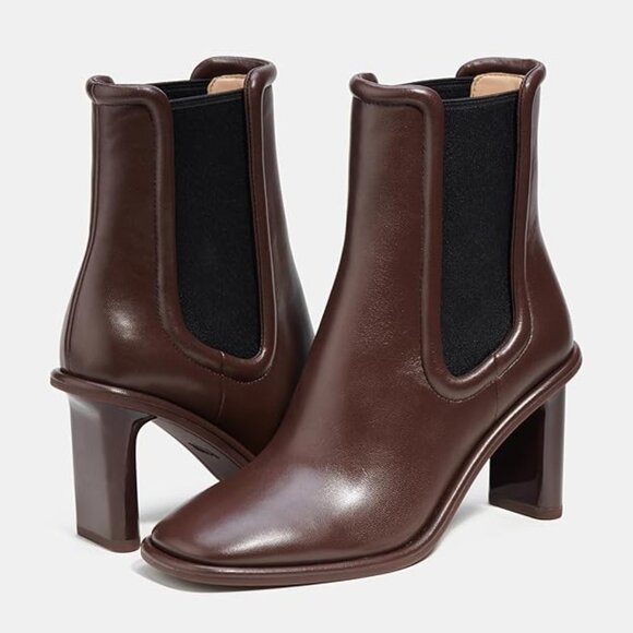 Coach Womens Geneva Leather Bootie Size 7 in Maple Leather New NWOB Boots $295 - Picture 1 of 8